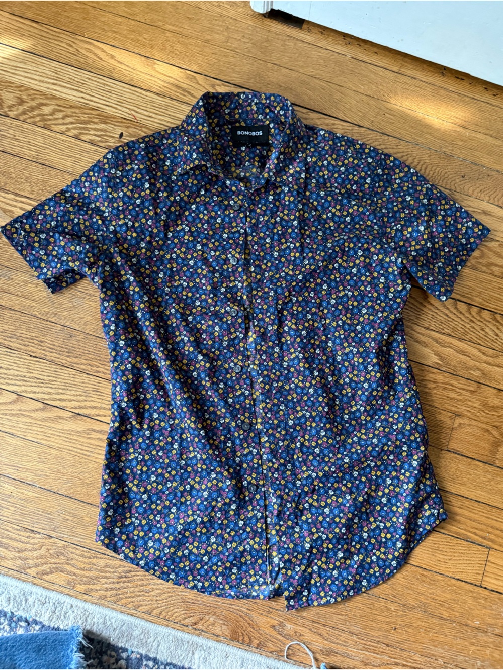 Bonobos Riviera Short Sleeve Button Down - Size Small